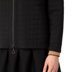 Akris Quilted Hooded Zip-Up Jacket -Akris Sales Shop unnamed file 1415