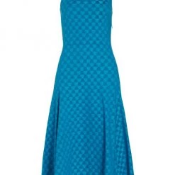 Akris Sleeveless Woven Midi-Dress