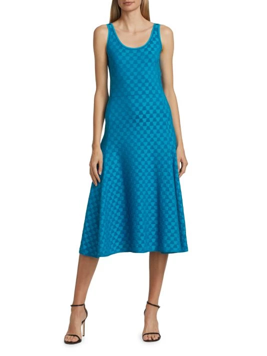 Akris Sleeveless Woven Midi-Dress 4 Akris Sleeveless Woven Midi-Dress - Image 2