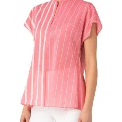 Akris Striped Cotton Voile Top -Akris Sales Shop unnamed file 143