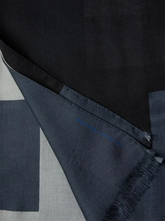 Akris Shawl 703 Colorblock Scarf 5 Akris Shawl 703 Colorblock Scarf - Image 3