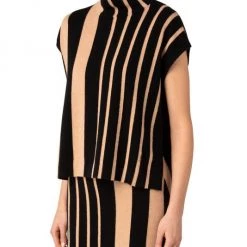 Akris Striped Cashmere Short-Sleeve Top 11 Akris Striped Cashmere Short-Sleeve Top -Akris Sales Shop unnamed file 1441