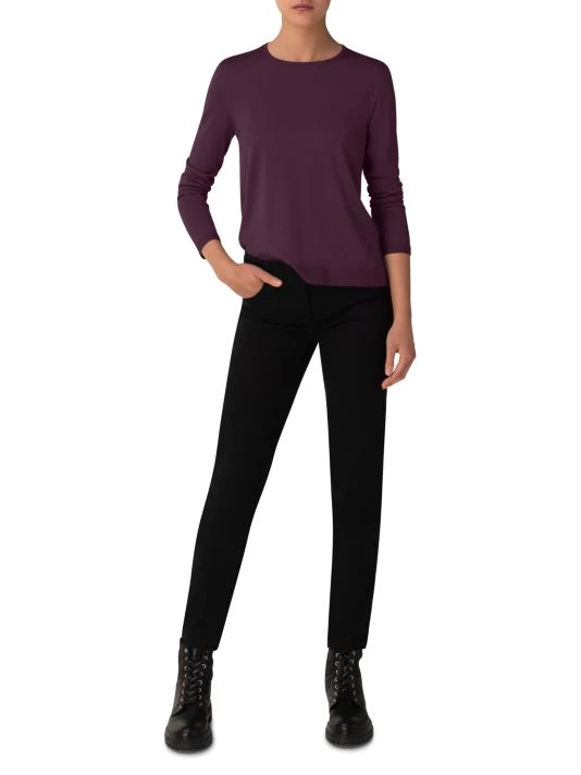 Akris Cashmere & Silk Seamless Pullover Sweater Black 4 Akris Cashmere & Silk Seamless Pullover Sweater Black - Image 2