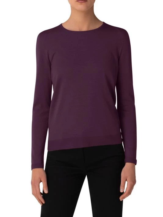 Akris Cashmere & Silk Seamless Pullover Sweater Black 5 Akris Cashmere & Silk Seamless Pullover Sweater Black - Image 3