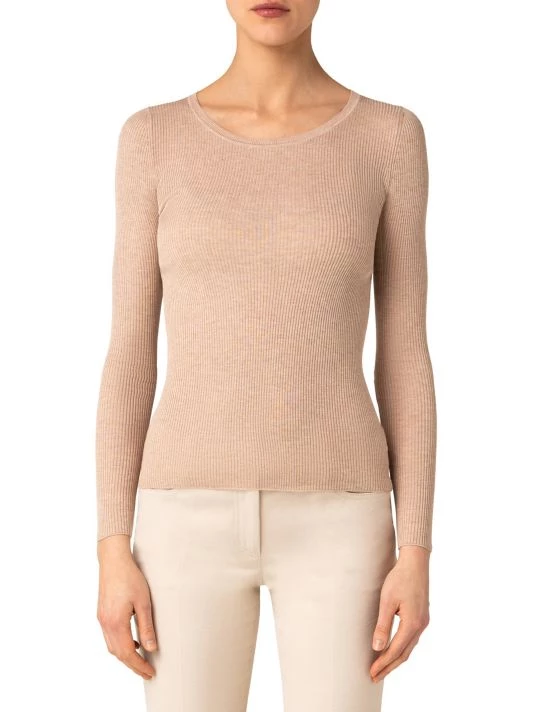 Akris Long-Sleeve Ribbed-Knit Top 5 Akris Long-Sleeve Ribbed-Knit Top - Image 3