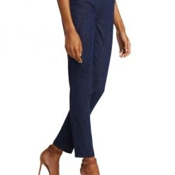 Akris Elasticized Cuffed Trousers Denim -Akris Sales Shop unnamed file 1507