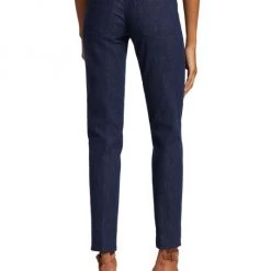 Akris Elasticized Cuffed Trousers Denim -Akris Sales Shop unnamed file 1508