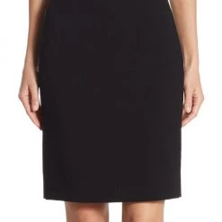 Akris Stretch-Wool Pencil Skirt