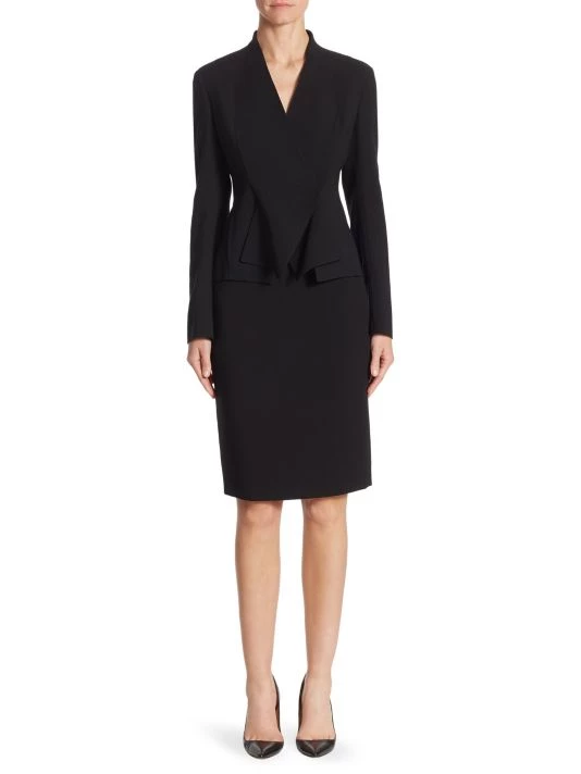 Akris Stretch-Wool Pencil Skirt 4 Akris Stretch-Wool Pencil Skirt - Image 2