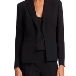 Akris Slit Detail Wool Blazer -Akris Sales Shop unnamed file 1523