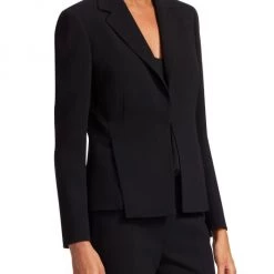 Akris Slit Detail Wool Blazer -Akris Sales Shop unnamed file 1524