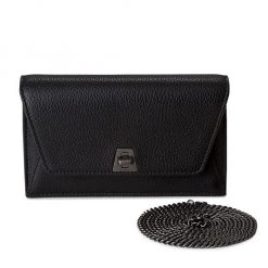 Akris Mini Anouk Envelope Leather Crossbody Bag