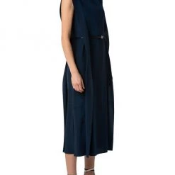 Akris Silk Crêpe Check Belted Midi Dress -Akris Sales Shop unnamed file 1575