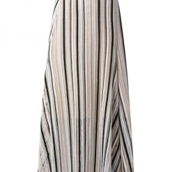 Akris Striped Wool Maxi-Skirt