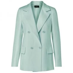 Akris Double-Breasted Linen-Blend Blazer Ecru -Akris Sales Shop unnamed file 161