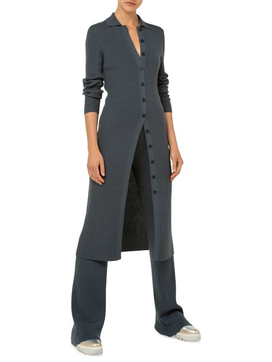 Akris Knit Ribbed Wool Pants 4 Akris Knit Ribbed Wool Pants - Image 2