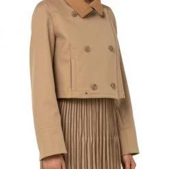 Akris Cropped Double-Breasted Jacket -Akris Sales Shop unnamed file 1644