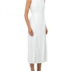 Akris Stretch Cotton Poplin Midi Dress -Akris Sales Shop unnamed file 165