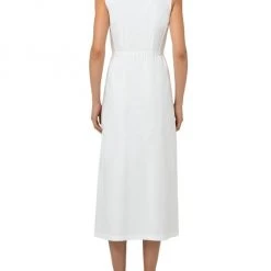 Akris Stretch Cotton Poplin Midi Dress -Akris Sales Shop unnamed file 166
