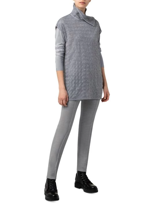 Akris Trapezoid Embroidered Wool-Blend Top 4 Akris Trapezoid Embroidered Wool-Blend Top - Image 2