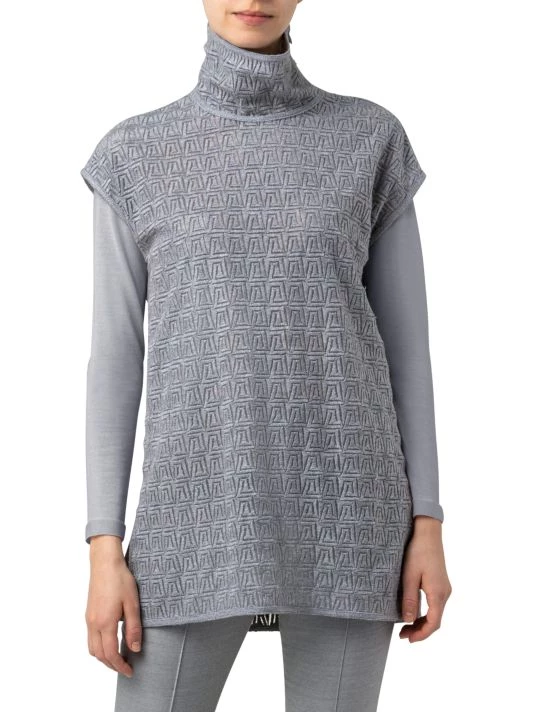 Akris Trapezoid Embroidered Wool-Blend Top 5 Akris Trapezoid Embroidered Wool-Blend Top - Image 3