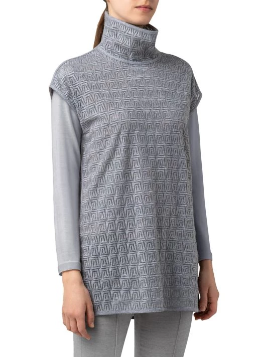 Akris Trapezoid Embroidered Wool-Blend Top 6 Akris Trapezoid Embroidered Wool-Blend Top - Image 4
