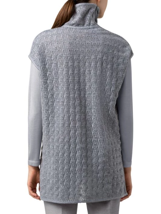 Akris Trapezoid Embroidered Wool-Blend Top 7 Akris Trapezoid Embroidered Wool-Blend Top - Image 5