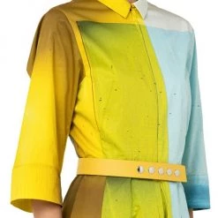 Akris Colorblock Belted Shirt Dress -Akris Sales Shop unnamed file 1707