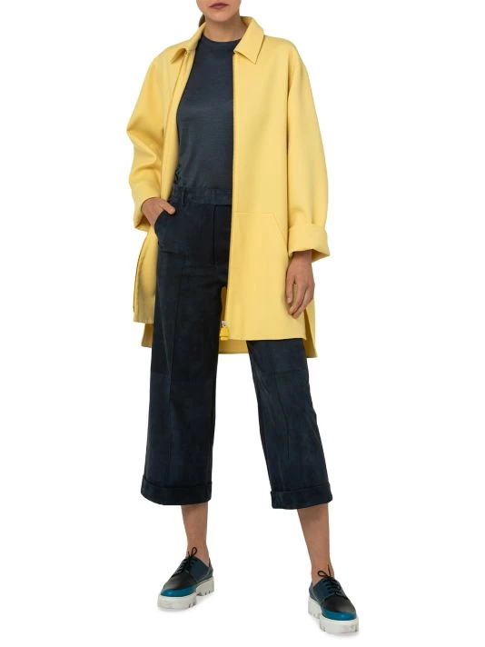 Akris High-Low Virgin Wool Coat 4 Akris High-Low Virgin Wool Coat - Image 2