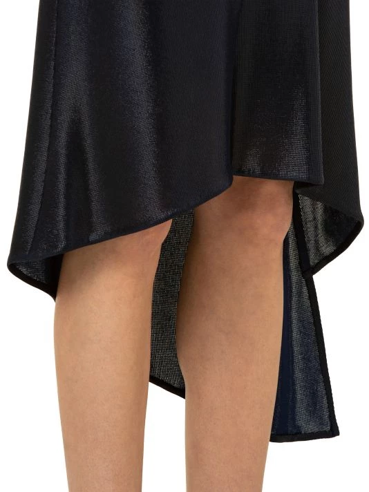 Akris Asymmetric Metallic Satin Midi-Skirt 7 Akris Asymmetric Metallic Satin Midi-Skirt - Image 5