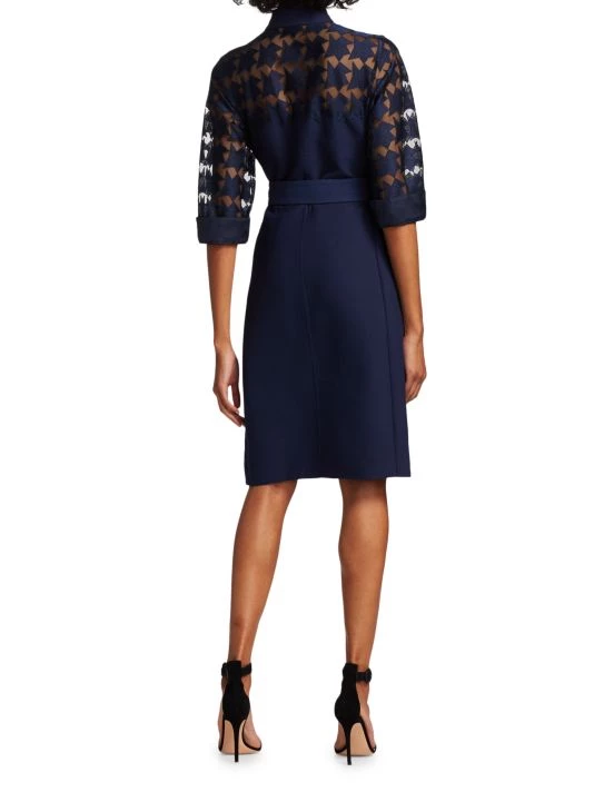 Akris Embroidered Star Shirtdress 7 Akris Embroidered Star Shirtdress - Image 5