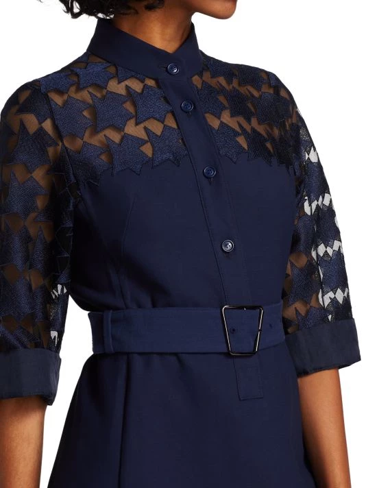Akris Embroidered Star Shirtdress 9 Akris Embroidered Star Shirtdress - Image 7