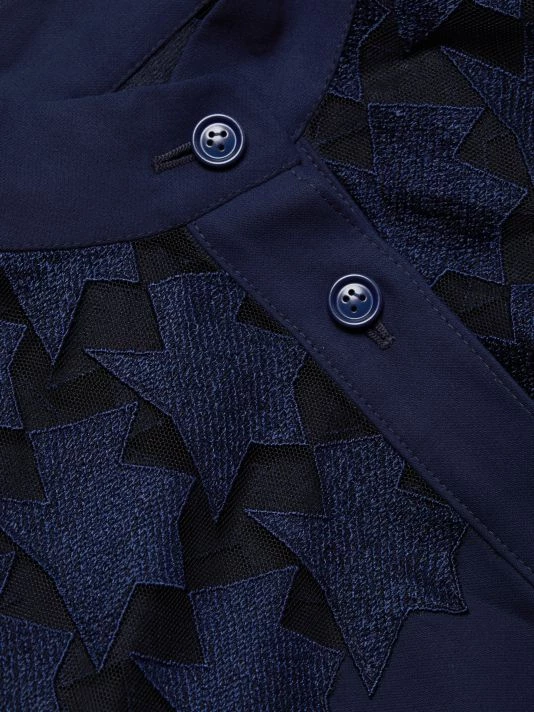 Akris Embroidered Star Shirtdress 10 Akris Embroidered Star Shirtdress - Image 8