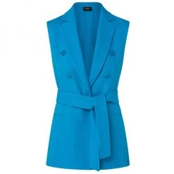 Akris Tailored Tie-Waist Vest