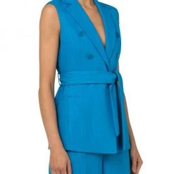 Akris Tailored Tie-Waist Vest -Akris Sales Shop unnamed file 177