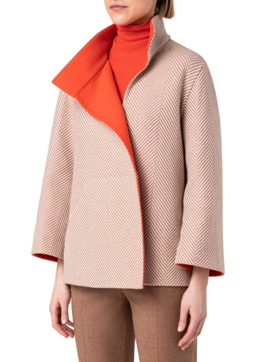 Akris Cashmere Reversible Jacket 6 Akris Cashmere Reversible Jacket - Image 4