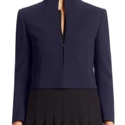 Akris Pandora Stretch Jacket Black -Akris Sales Shop unnamed file 19