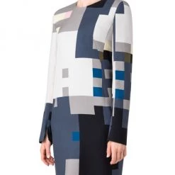Akris Pixelated-Print Sheath Dress -Akris Sales Shop unnamed file 190