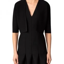 Akris Stretch-Knit Cropped Cardigan -Akris Sales Shop unnamed file 201