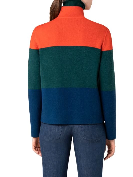 Akris Colorblocked Cashmere Wrap Jacket 7 Akris Colorblocked Cashmere Wrap Jacket - Image 5