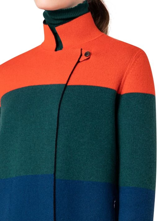 Akris Colorblocked Cashmere Wrap Jacket 8 Akris Colorblocked Cashmere Wrap Jacket - Image 6