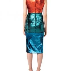 Akris Two-Tone Sequined Sheath Dress -Akris Sales Shop unnamed file 220
