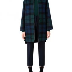 Akris Plaid Wool Zip Coat -Akris Sales Shop unnamed file 227