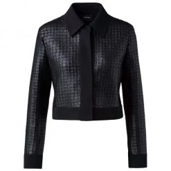 Akris Lewitt Faux Leather Jacket
