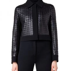 Akris Lewitt Faux Leather Jacket -Akris Sales Shop unnamed file 240