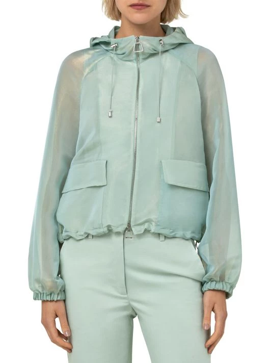 Akris Iridescent Techno Silk Jacket 5 Akris Iridescent Techno Silk Jacket - Image 3