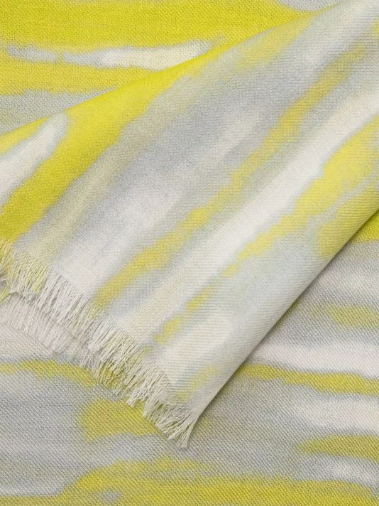 Akris Watercolor-Striped Cashmere & Silk Scarf 5 Akris Watercolor-Striped Cashmere & Silk Scarf - Image 3