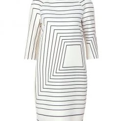 Akris Trapezoid Silk-Blend Sheath Dress