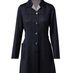 Akris Wool Reversible Coat<br>