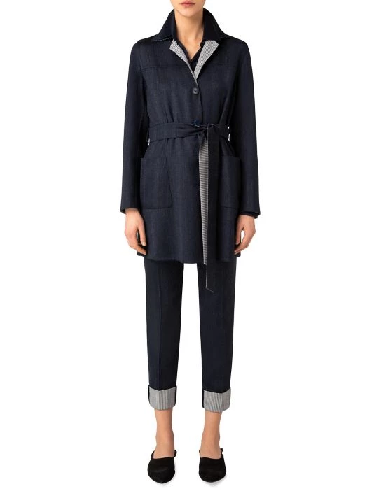 Akris Wool Reversible Coat<br> 4 Akris Wool Reversible Coat<br> - Image 2